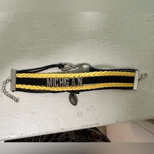 Michigan Wolverines Bracelet